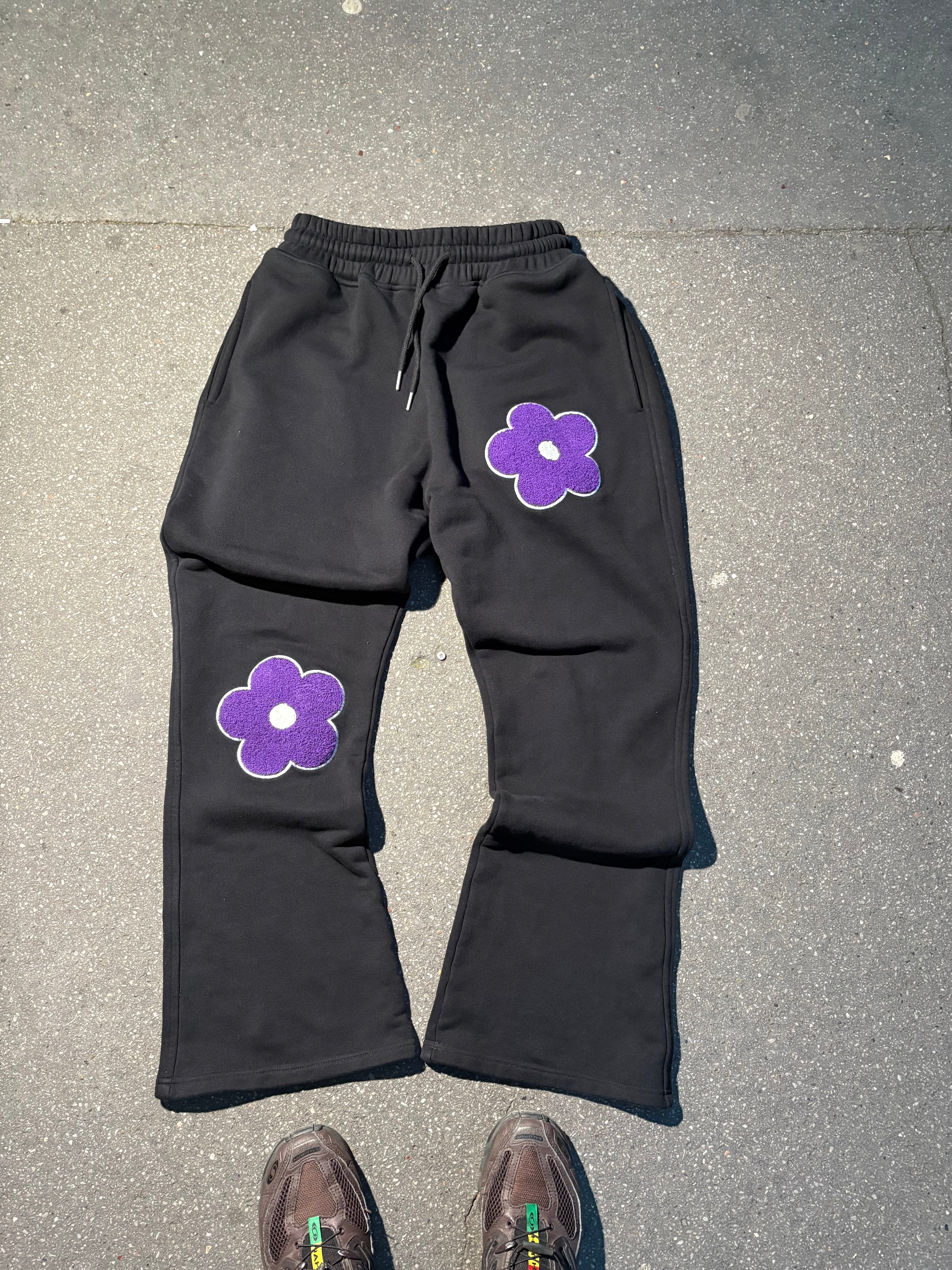 Black "Infinite Bloom" jogging pants